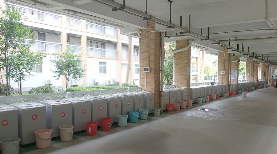 好評度高！江門一中學校又雙叒續單金環電器共享洗衣機